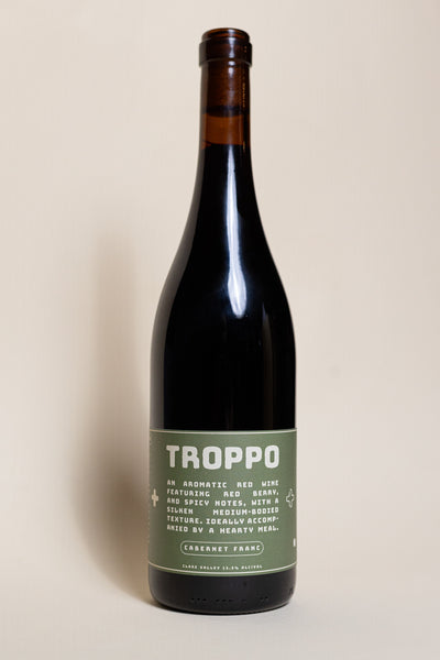 2022 Troppo Cabernet Franc 13.5% ABV 750ml